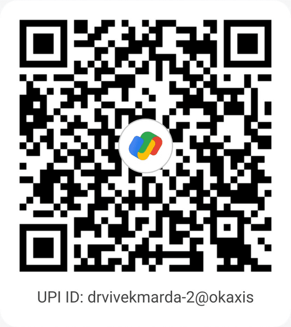 UPI QR code to pay Vivek Marda